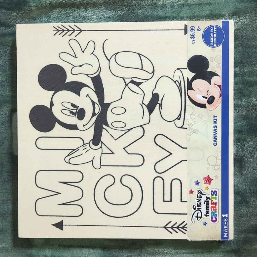 Mickey Mouse Disney Kids Wood paint craft